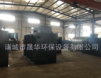一体化污水处理设备生产现场